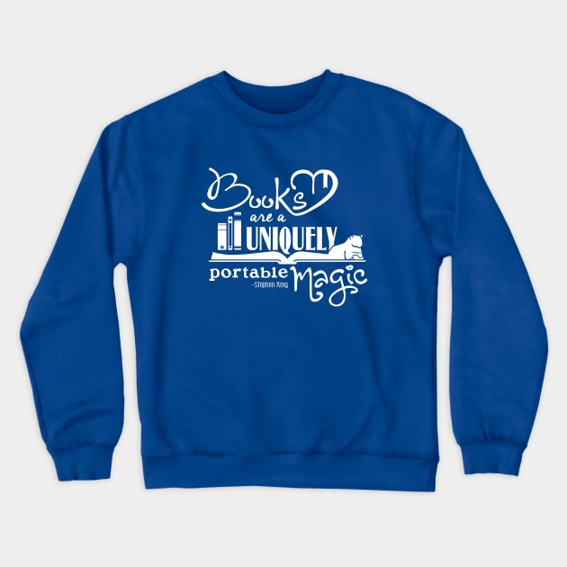 Books are Magic Crewneck Sweatshirt by BignellArt